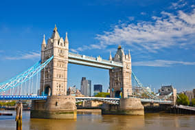 Tower Bridge in London, UK