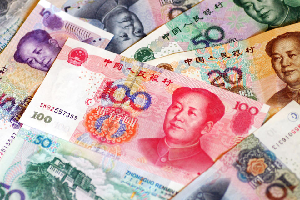  Renminbi, China's currency. . 