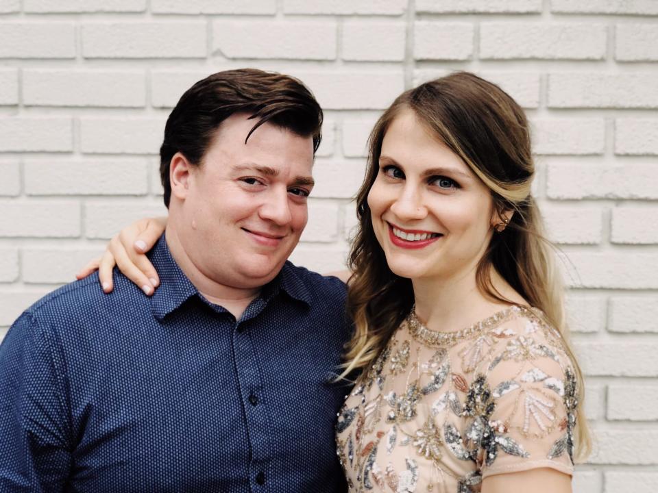 Danny Tamberelli and his wife