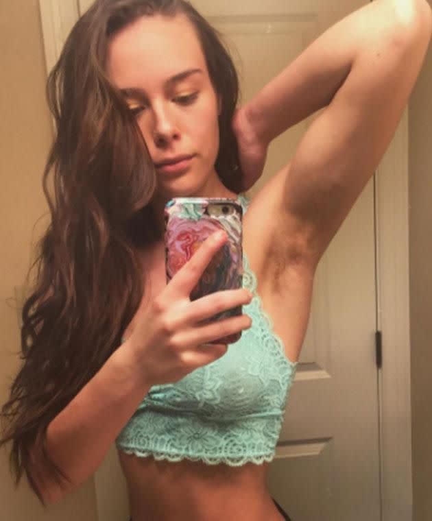 Morgan is just the latest blogger to proudly show off their love for body hair. Photo: Instagram