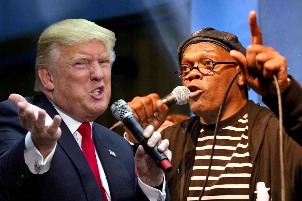 Samuel L Jackson had some choice words for US president Donald Trump: Getty Images