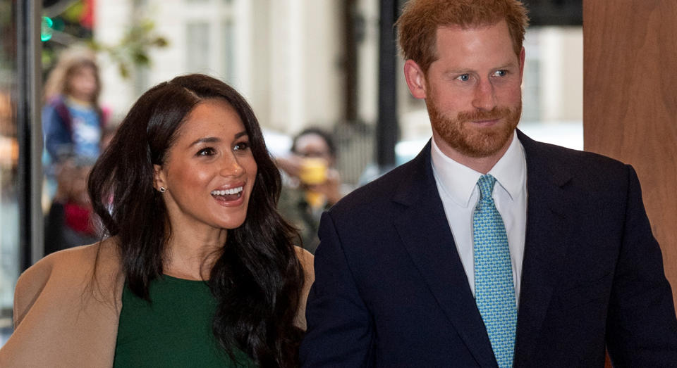 The Duke and Duchess of Sussex arrived at the WellChild Awards in London. [Photo: Getty]