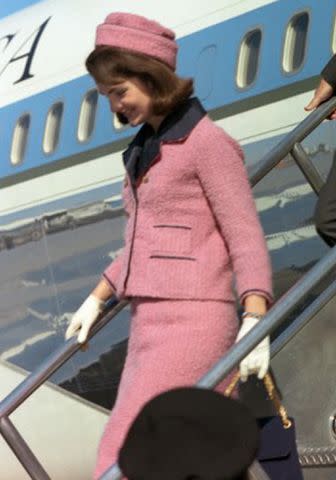 <p>Cecil Stoughton/White House Photographs/John F. Kennedy Presidential Library and Museum</p> Jaqueline Kennedy arrives in Dallas on November 22, 1963.