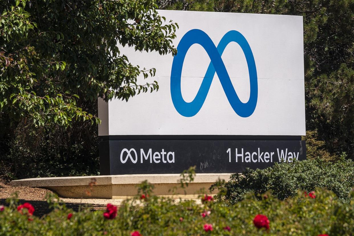 Meta headquarters in Menlo Park, California, US, on Thursday, July 21, 2022. Meta Platforms Inc. is scheduled to release earnings figures on July 27. Photographer: David Paul Morris/Bloomberg via Getty Images