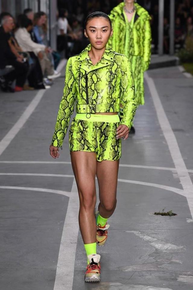 Female athletes win on Virgil Abloh's runway