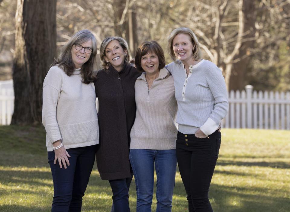 bridget robustelli, kathy giusti, sam mitchell, and tiffany begoon