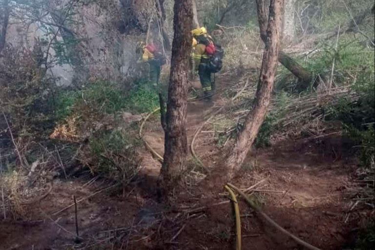 El fuego ya quemó 579 hectáreas en el parque nacional y tierras provinciales