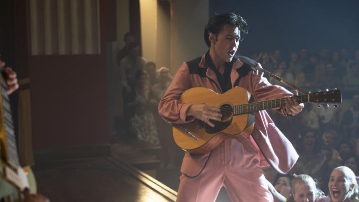 Austin Butler won critical acclaim for his all-singing, all-dancing performance in Elvis. (Warner Bros)