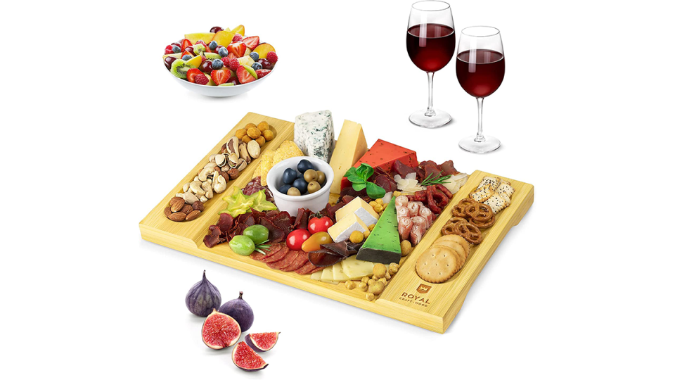 Best gifts for moms: Royal Craft Bamboo Cheese Board