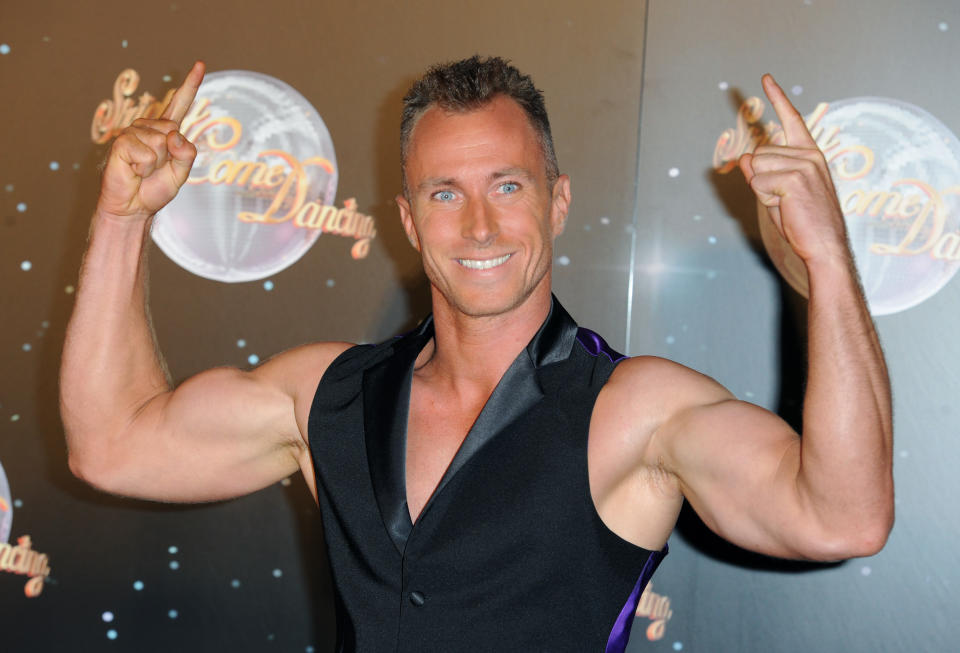 James Jordan at the launch of Strictly Come Dancing 2012, BBC TV Centre, London.



