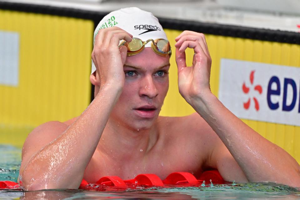 French swimmer Leon Marchand