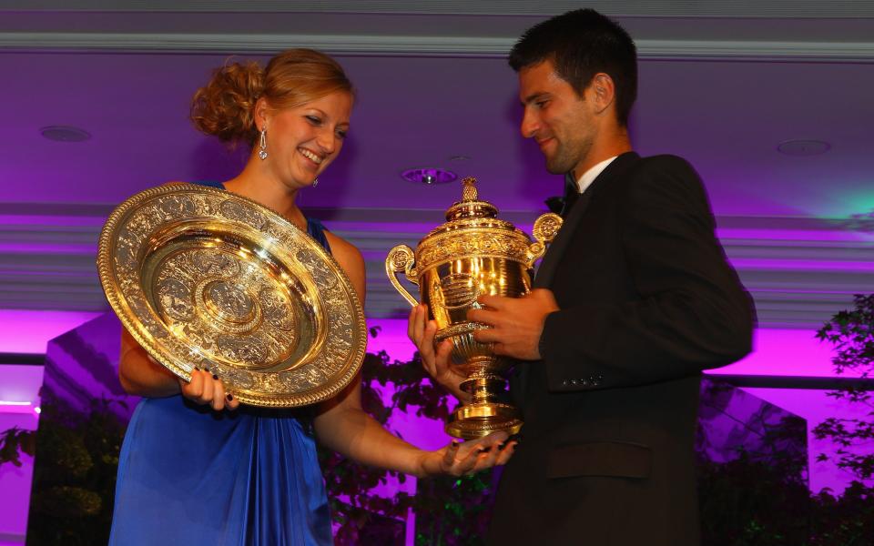 Kvitova and Djokovic won £2.2m combined back in 2011 - Credit: Getty Images