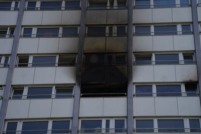 Tower block fire