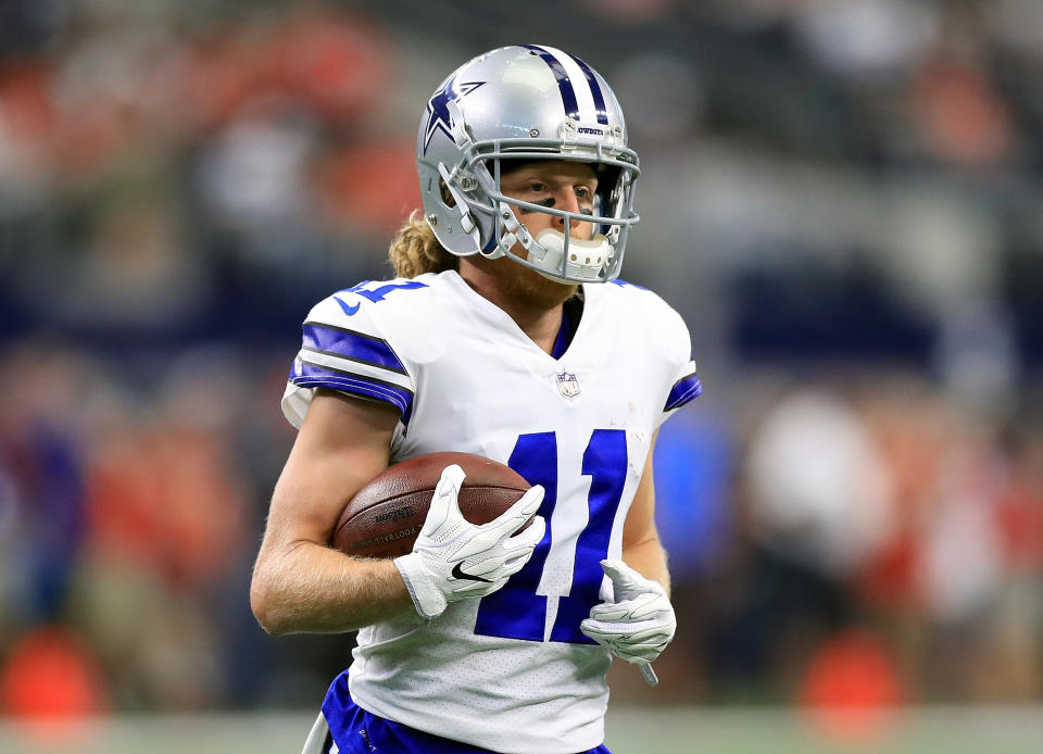 Dallas Cowboys wide receiver Cole Beasley said he is “being taught” to run routes for the first time in his NFL career under new wide receivers coach Sanjay Lal. (Getty Images)