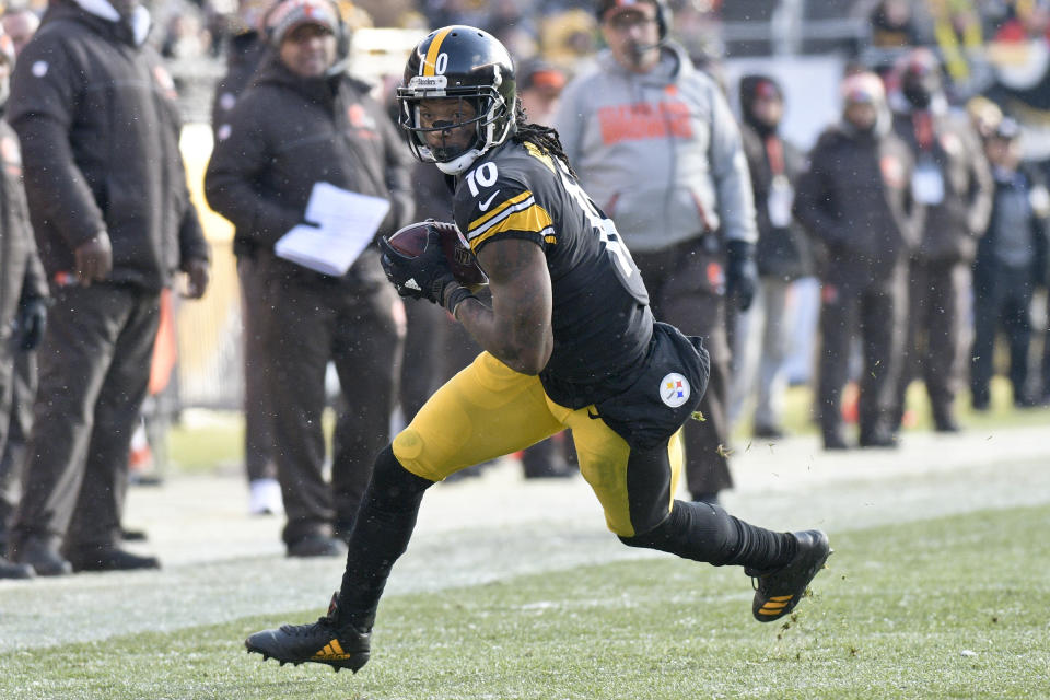 The Pittsburgh Steelers denied on Wednesday that they are shopping Martavis Bryant. (AP)