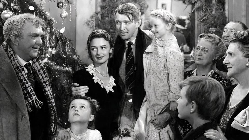 A scene from "It's a Wonderful Life."