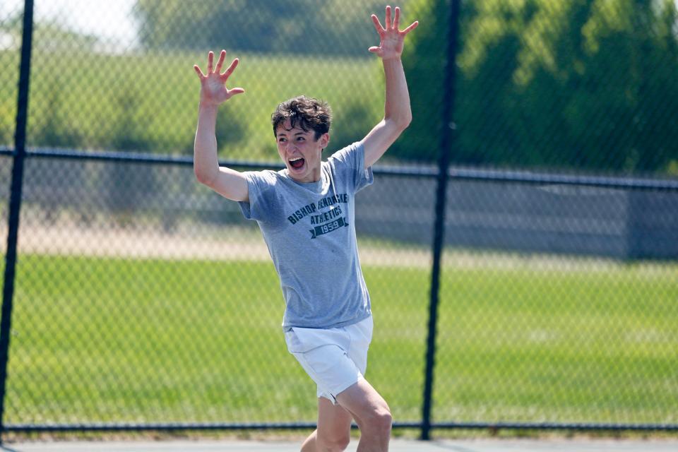 Last year Hendricken's Jack Ciunci celebrated on the court at Barrington High School after winning the RIIL Boys Tennis Singles Championship. Will he be able to defend his crown this spring? We'll find out soon enough as the tournament begins play on Saturday.