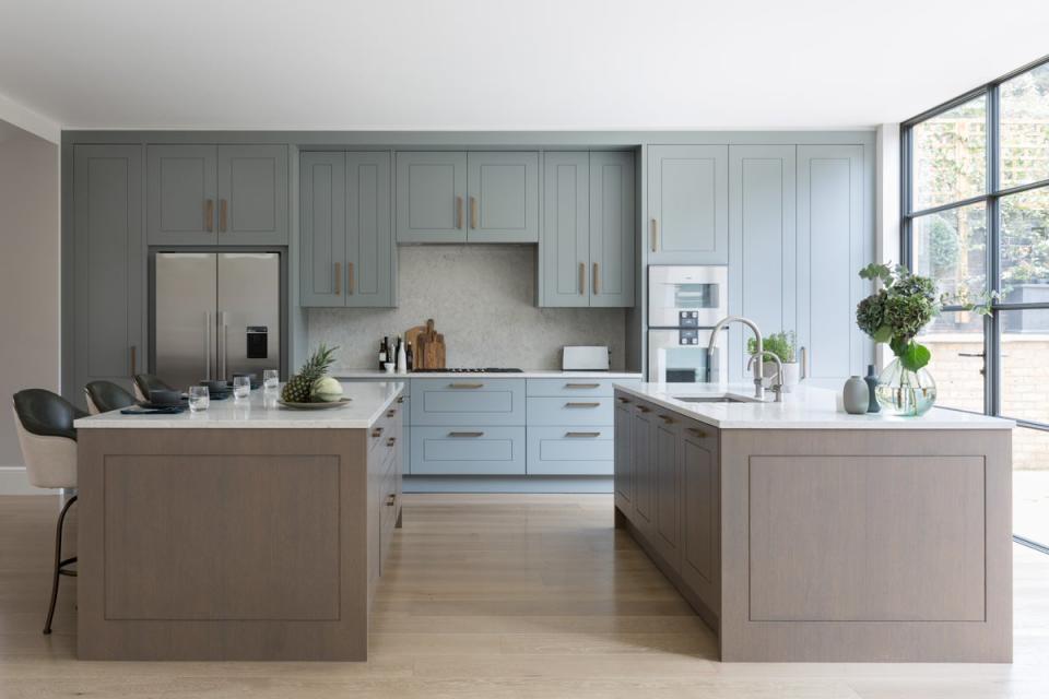 Mowlem & Co’s kitchen shows how blue can uplift even the most high-traffic area of a home (Jake Fitzjones)