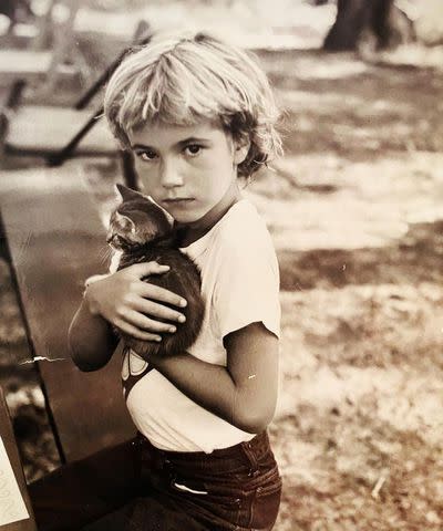 <p>Sarma Melngailis/Instagram</p> Sarma Melngailis as a child