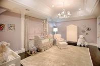 <p>The baby's nursery is bigger than most people's bedrooms. So much space for a little baby.</p>