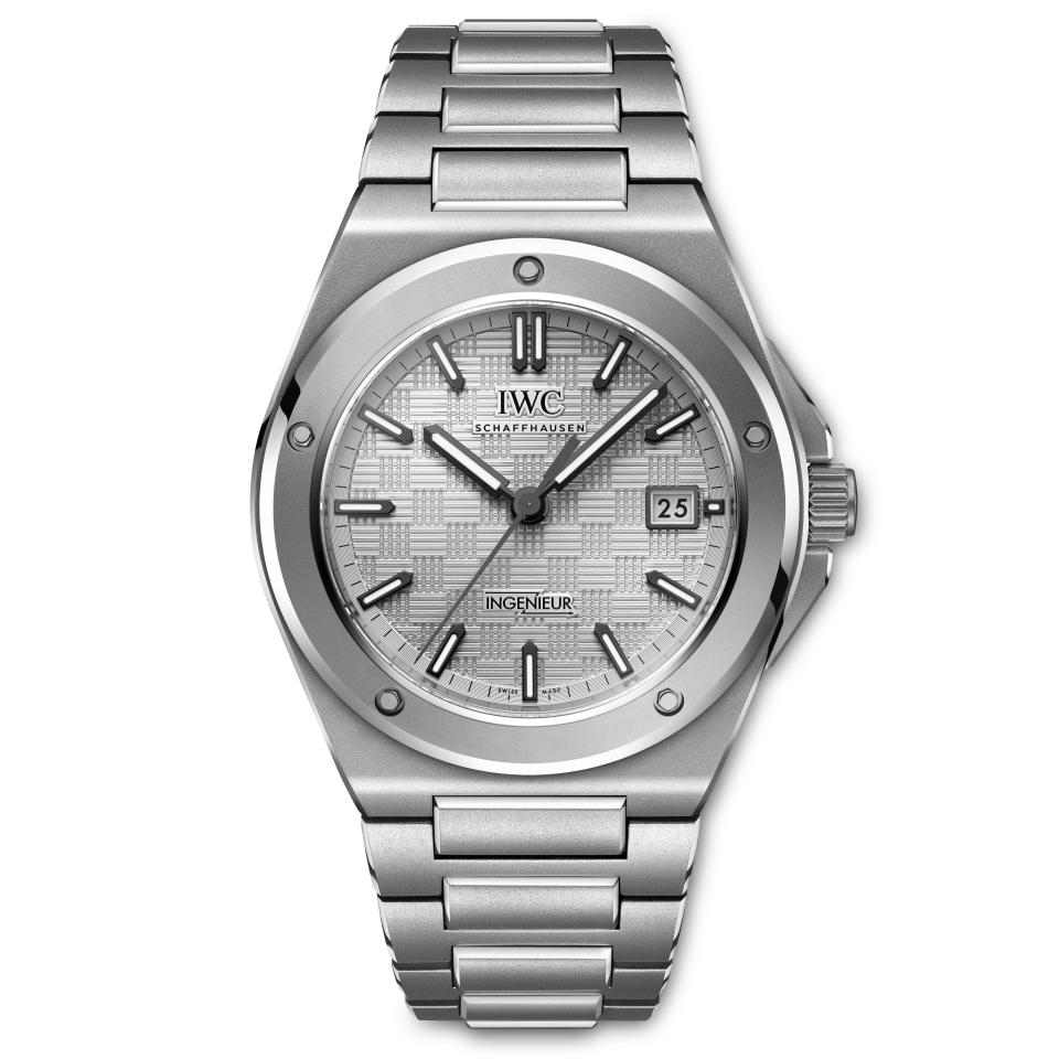 <p><a href="https://www.iwc.com/en/watch-collections/ingenieur/iw328904-ingenieur-automatic-40.html" rel="nofollow noopener" target="_blank" data-ylk="slk:Shop Now;elm:context_link;itc:0;sec:content-canvas" class="link ">Shop Now</a></p><p>Ingenieur 40</p><p>iwc.com</p><p>$14600.00</p>