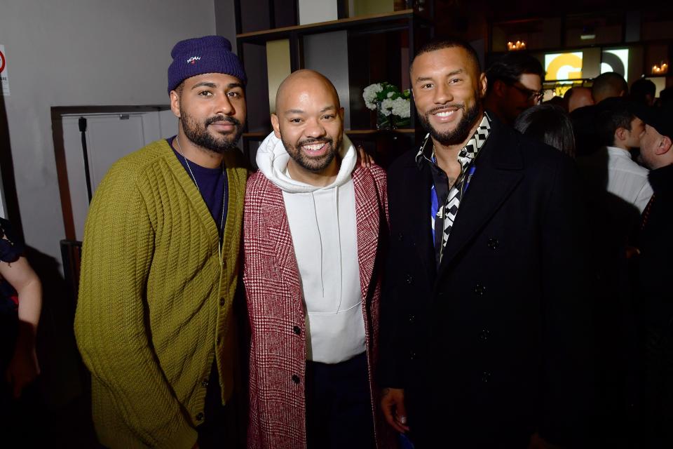 GQ style editor Mark Anthony Green (l) and Nolan Carroll (r)