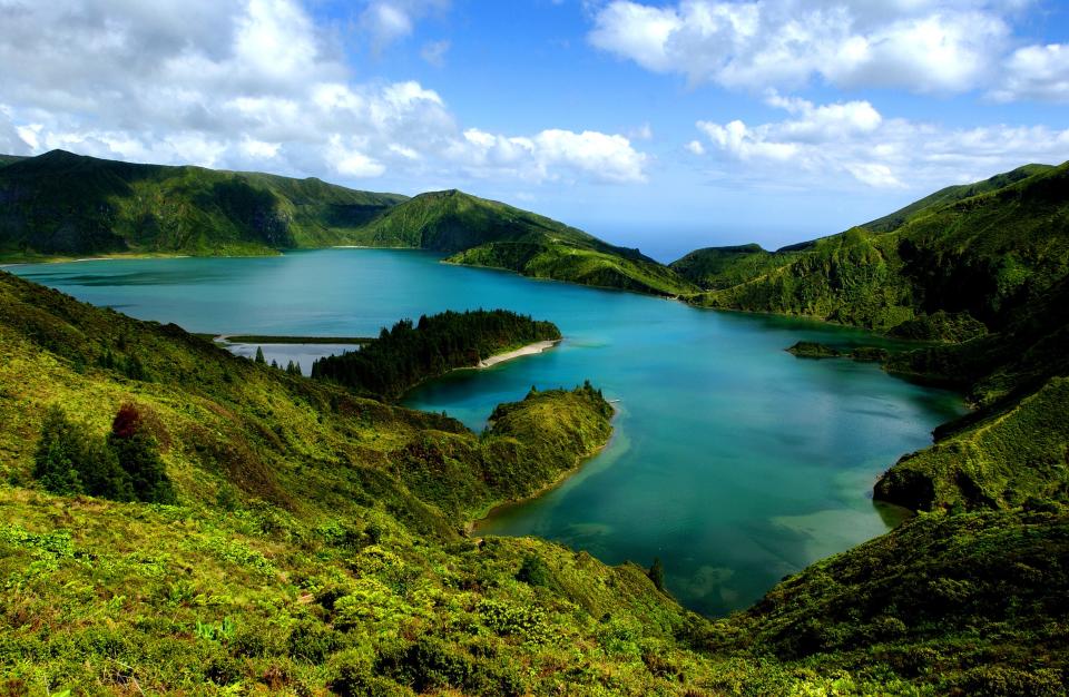 Sete Cidades on the island of St. Michael, Azores.