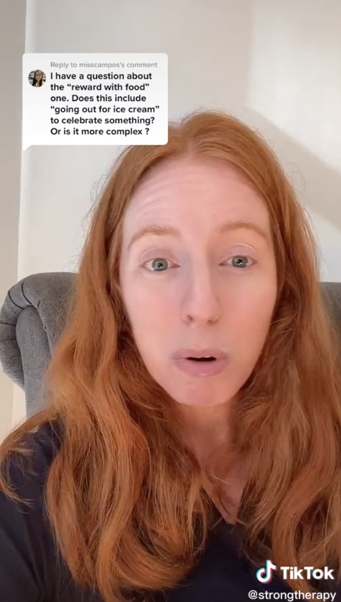 Screenshot from Jess' TikTok