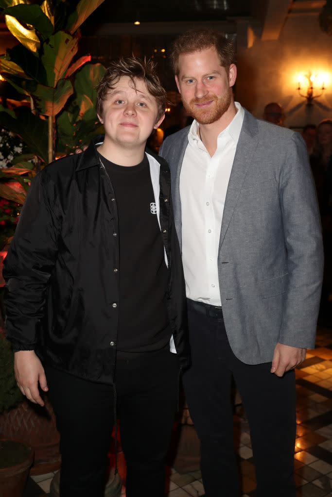 Lewis Capaldi performed at last night's event [Photo: Getty]