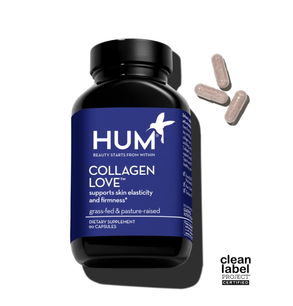 <p><a href="https://go.redirectingat.com?id=74968X1596630&url=https%3A%2F%2Fwww.humnutrition.com%2Fproduct%2F15%2Fcollagen-love&sref=https%3A%2F%2Fwww.womenshealthmag.com%2Fbeauty%2Fa36903070%2Fvegan-collagen%2F" rel="nofollow noopener" target="_blank" data-ylk="slk:Shop Now;elm:context_link;itc:0;sec:content-canvas" class="link ">Shop Now</a></p><p>Collagen Love</p><p>$40.00</p><span class="copyright">HUM</span>