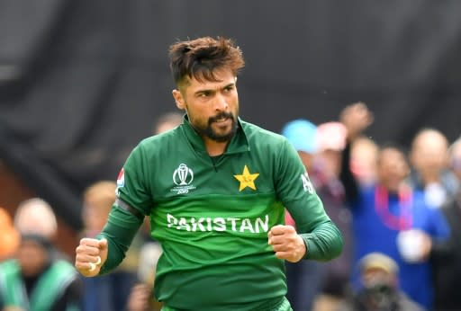 Mohammad Amir took five wickets in Pakistan's World Cup match against Australia in Taunton