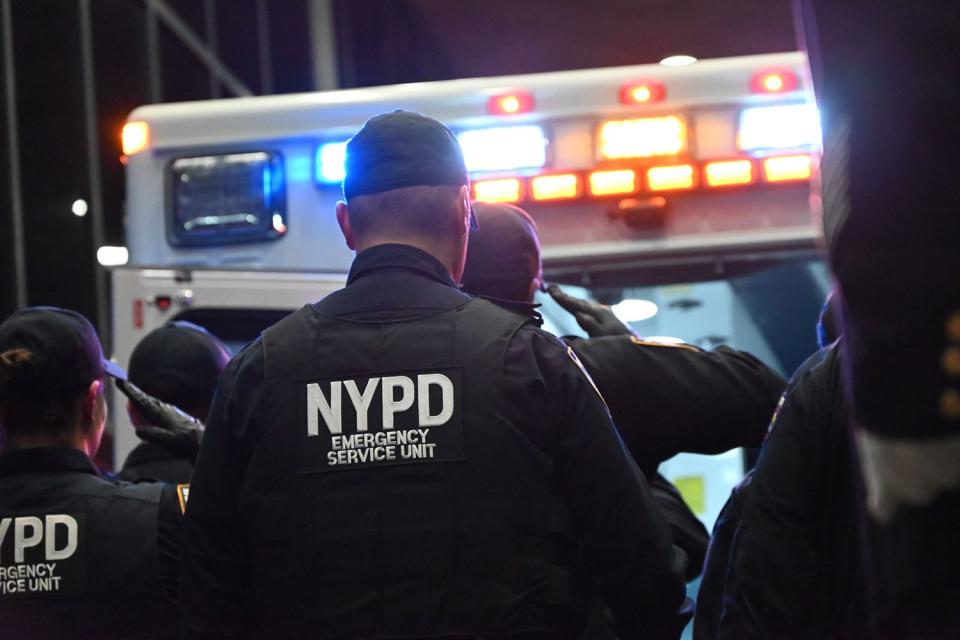 <p>Kyle Mazza/SOPA Images/Shutterstock</p> Image of NYPD Emergency Service Unit 