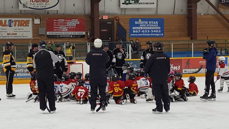 Indigenous NHL alumni hit the ice in Yukon to inspire local youth