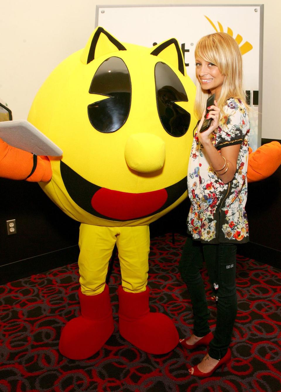 nicole richie at sprint players lounge at e3