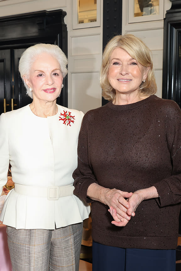 Carolina Herrera and Martha Stewart - Credit: Yvonne Tnt/BFA.com/Courtesy Phot