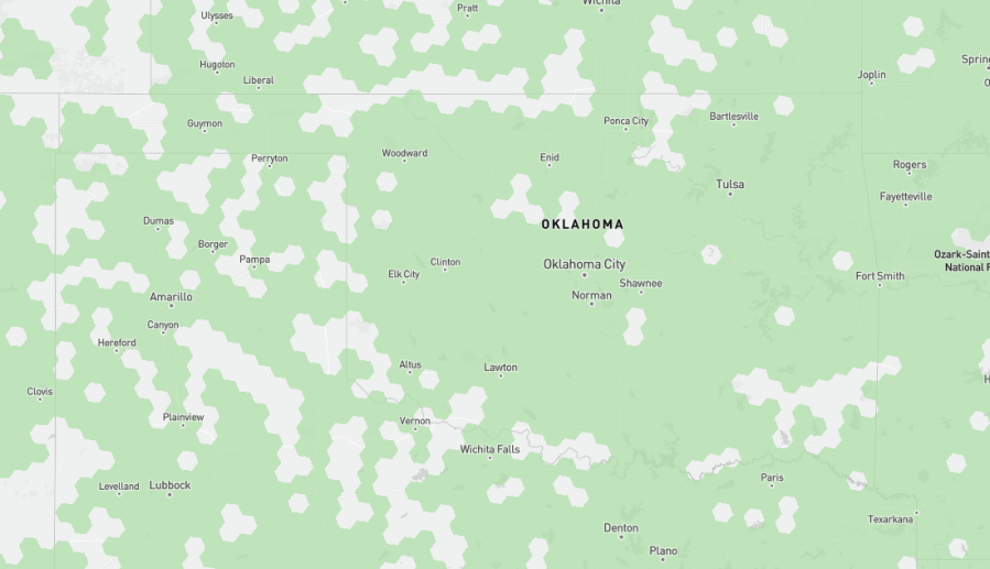 T-Mobile’s 5G coverage (Map: FCC)