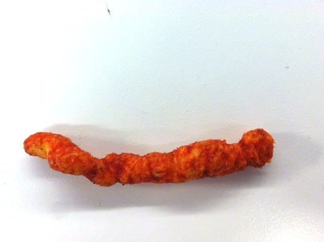 While the color is reminiscent of <a href="http://www.huffingtonpost.com/2012/08/15/hot-cheetos-takis-rap_n_1778977.html">Hot Cheetos</a>, the taste is a bit different. The salsa piccante flavor has a distinct tomato taste, and a present but not overpowering spiciness.