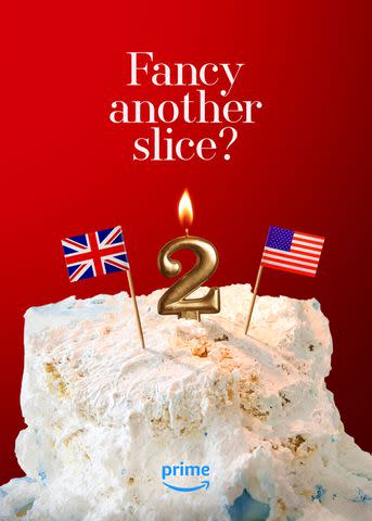 <p>Amazon Studios</p> Red, White & Royal Blue sequel poster