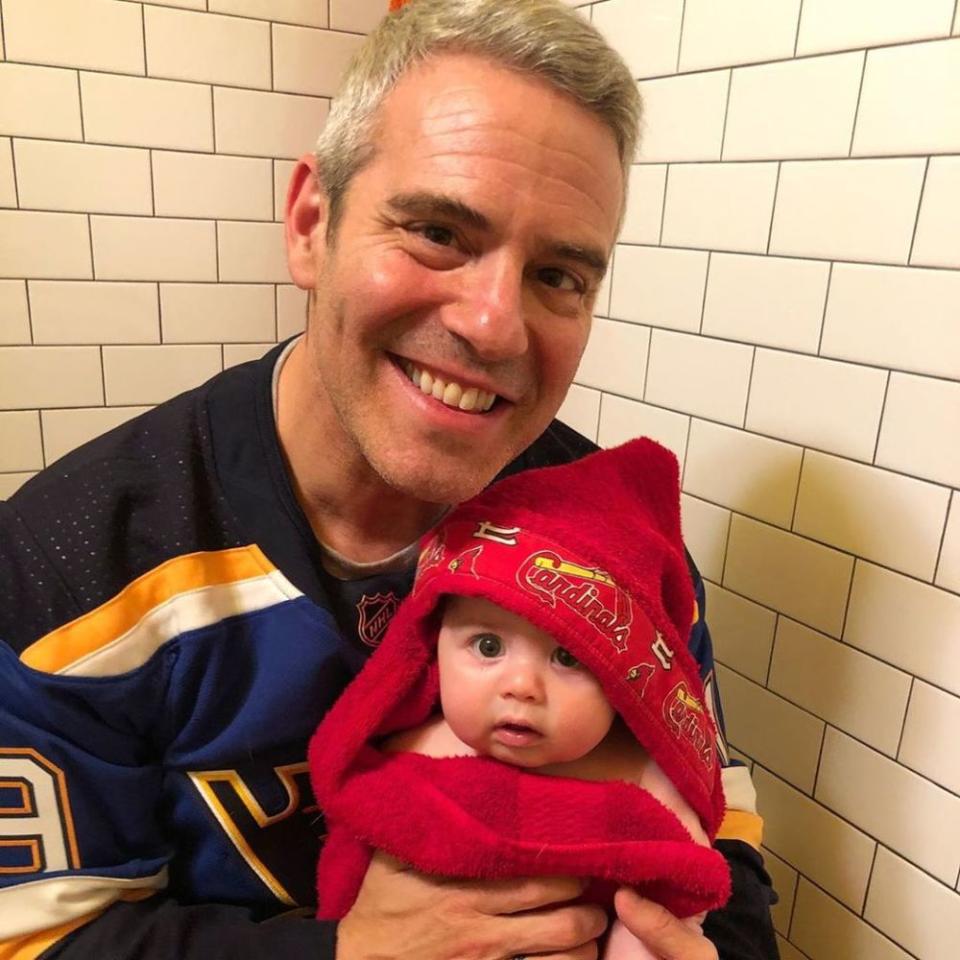 Andy Cohen with baby Benjamin | Andy Cohen/ Instagram