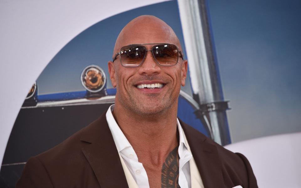 The Rock made off-hand comments about the election, and found himself third-favourite among gamblers - AFP