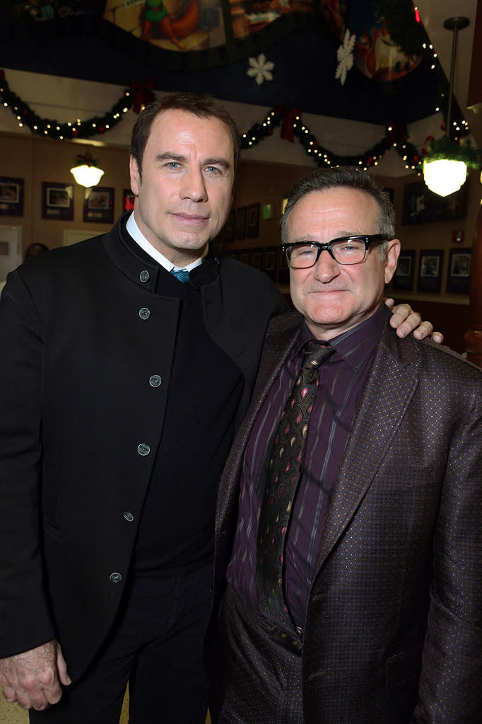 Old Dogs LA premiere 2009 John Travolta Robin Williams