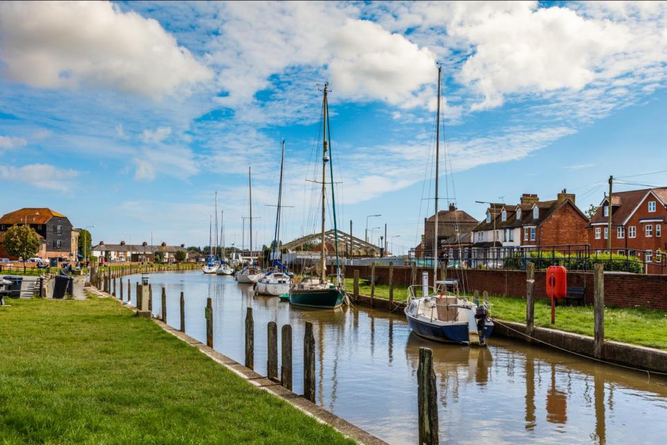 Rye sits on a  hilltop in East Sussex, around three miles from the coast and Camber Sands  (Alamy Stock Photo)