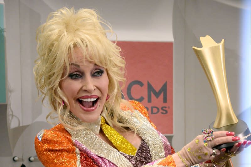 Dolly Parton attends the Academy of Country Music Awards in 2016. File Photo by Jim Ruymen/UPI