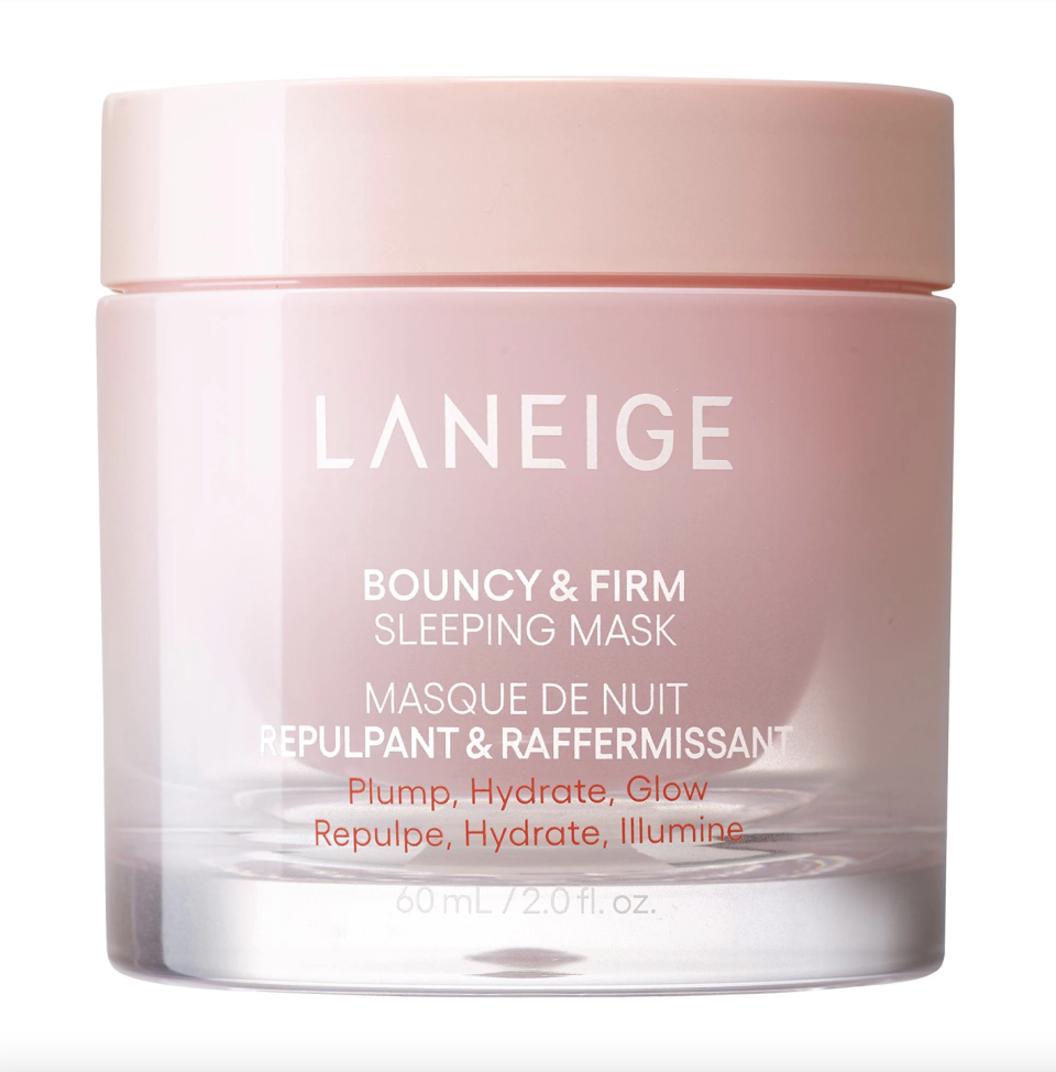 <p><a href="https://go.redirectingat.com?id=74968X1596630&url=https%3A%2F%2Fwww.sephora.com%2Fproduct%2Flaneige-bouncy-firm-radiance-boosting-sleeping-mask-P510369&sref=https%3A%2F%2Fwww.cosmopolitan.com%2Fstyle-beauty%2Fbeauty%2Fg60217019%2Fbest-face-masks-for-acne%2F" rel="nofollow noopener" target="_blank" data-ylk="slk:Shop Now;elm:context_link;itc:0;sec:content-canvas" class="link ">Shop Now</a></p><p>Bouncy + Firm Radiance Boosting Sleeping Mask </p><p>sephora.com</p><p>$36.00</p><span class="copyright">Laneige</span>