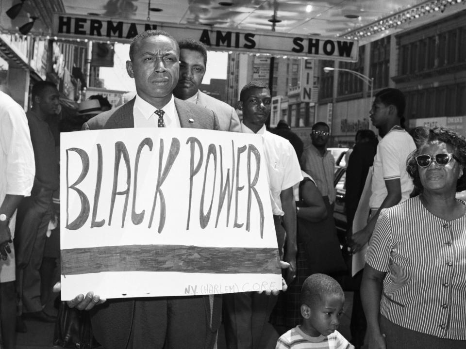 civil rights protest 1960s black power