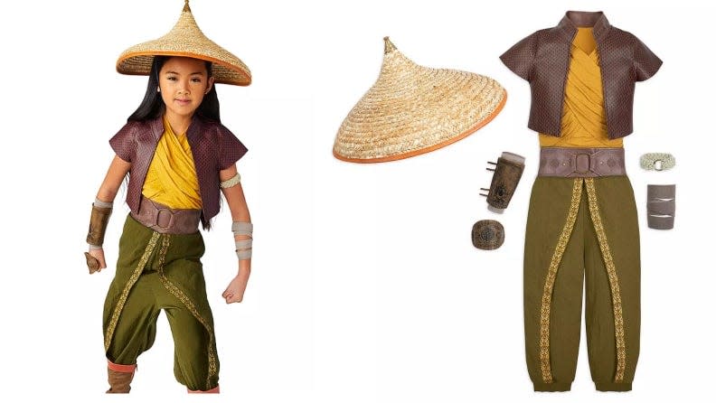 Why not dress your kid up as Raya for the next time they watch?