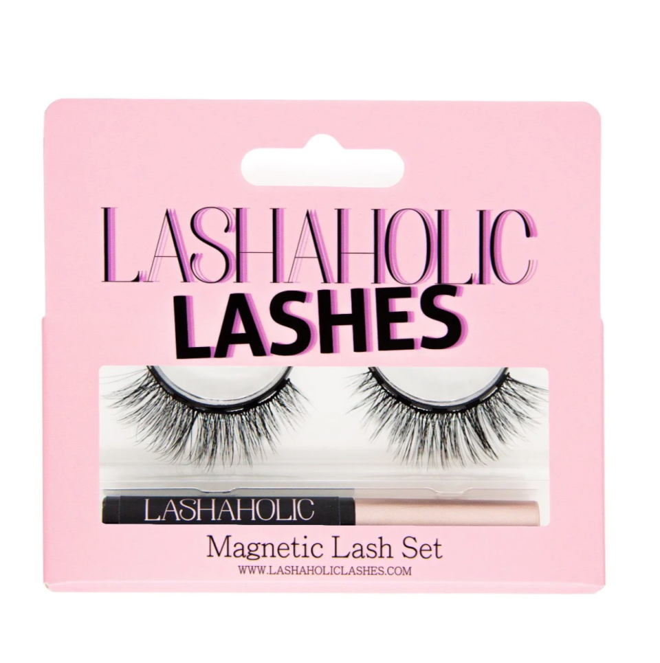 <p><a href="https://lashaholiclashes.com/collections/magnetic-lashes/products/impulse" rel="nofollow noopener" target="_blank" data-ylk="slk:Shop Now;elm:context_link;itc:0;sec:content-canvas" class="link ">Shop Now</a></p><p>Magnetic Lash Set</p><p>lashaholiclashes.com</p><p>$9.99</p><span class="copyright">Lashaholic Lashes</span>