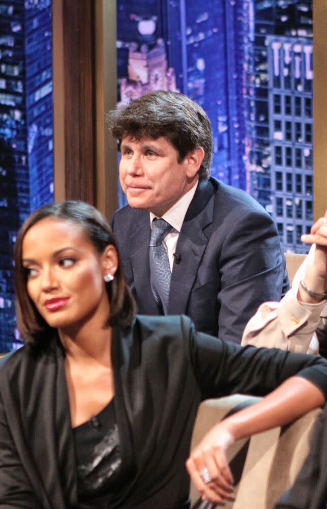 Rod Blagojevich on the set of the live final episode of Celebrity Apprentice in 2010 | Bill Tompkins/Getty