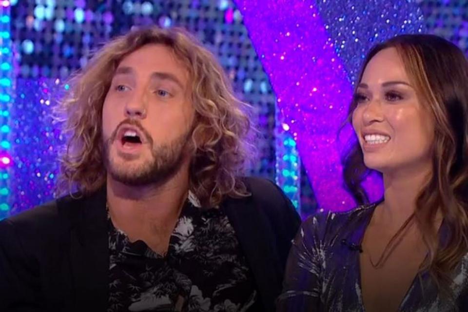 Guests: Seann Walsh and Katya Jones were on Monday's show (BBC)