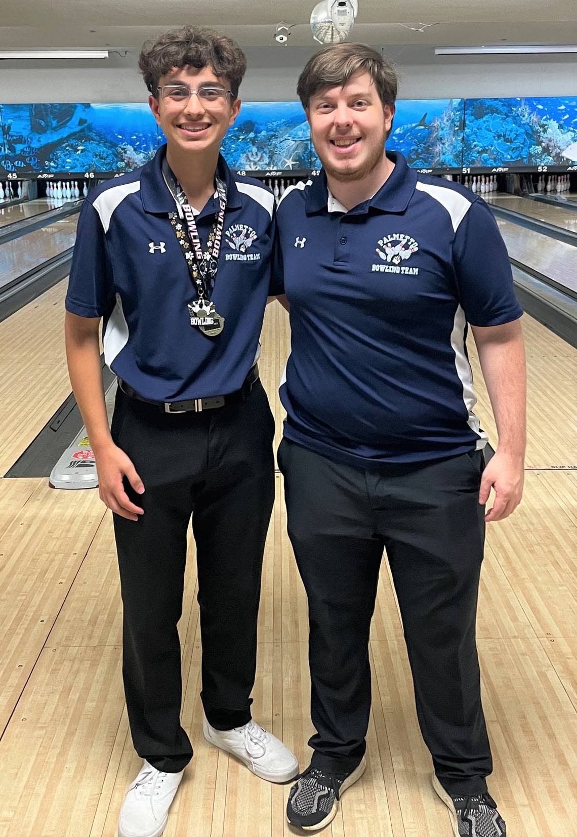 Bowlers Donovin Lau of Coral Reef and Evan Viener of Palmetto qualified for state.